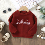 ONEAKIDS Baby & Toddler Tops Unisex Holiday Red Cozy Sweater