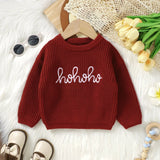 ONEAKIDS Baby & Toddler Tops Unisex Holiday Red Cozy Sweater