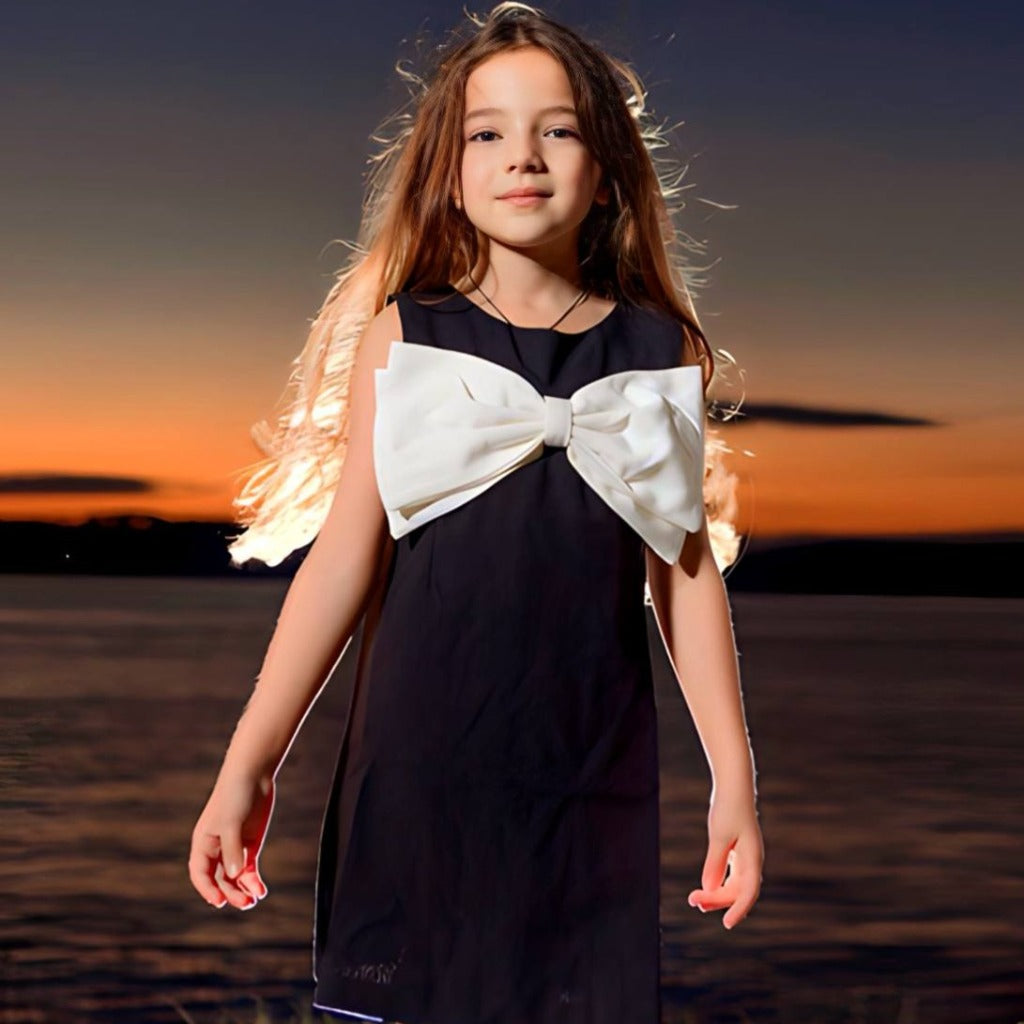 Big Bow Dress - ONEAKIDS