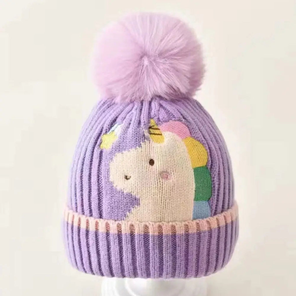 Premium Winter Beanies with Embroidered Animals