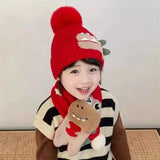 Pom-Pom Winter Unisex Beanie & Neck Warmer