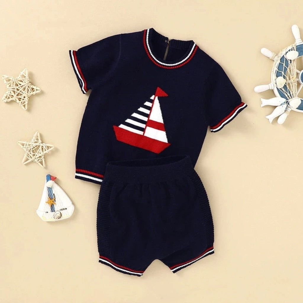 Little Sailors' Baby and Toddler Knit Set