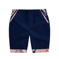 Boys Navy Blue Chino Shorts