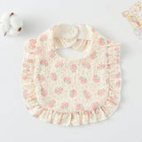 Boho Muslin Bibs for Baby Girls