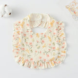 Boho Muslin Bibs for Baby Girls