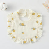 Boho Muslin Bibs for Baby Girls