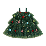 Little Girls' Christmas Tree Dress