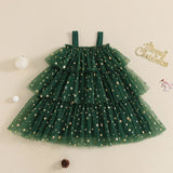 Little Girls' Christmas Tree Dress