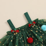 Little Girls' Christmas Tree Dress