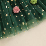 Little Girls' Christmas Tree Dress