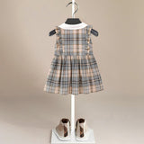 Back to School Retro Plaid Dress