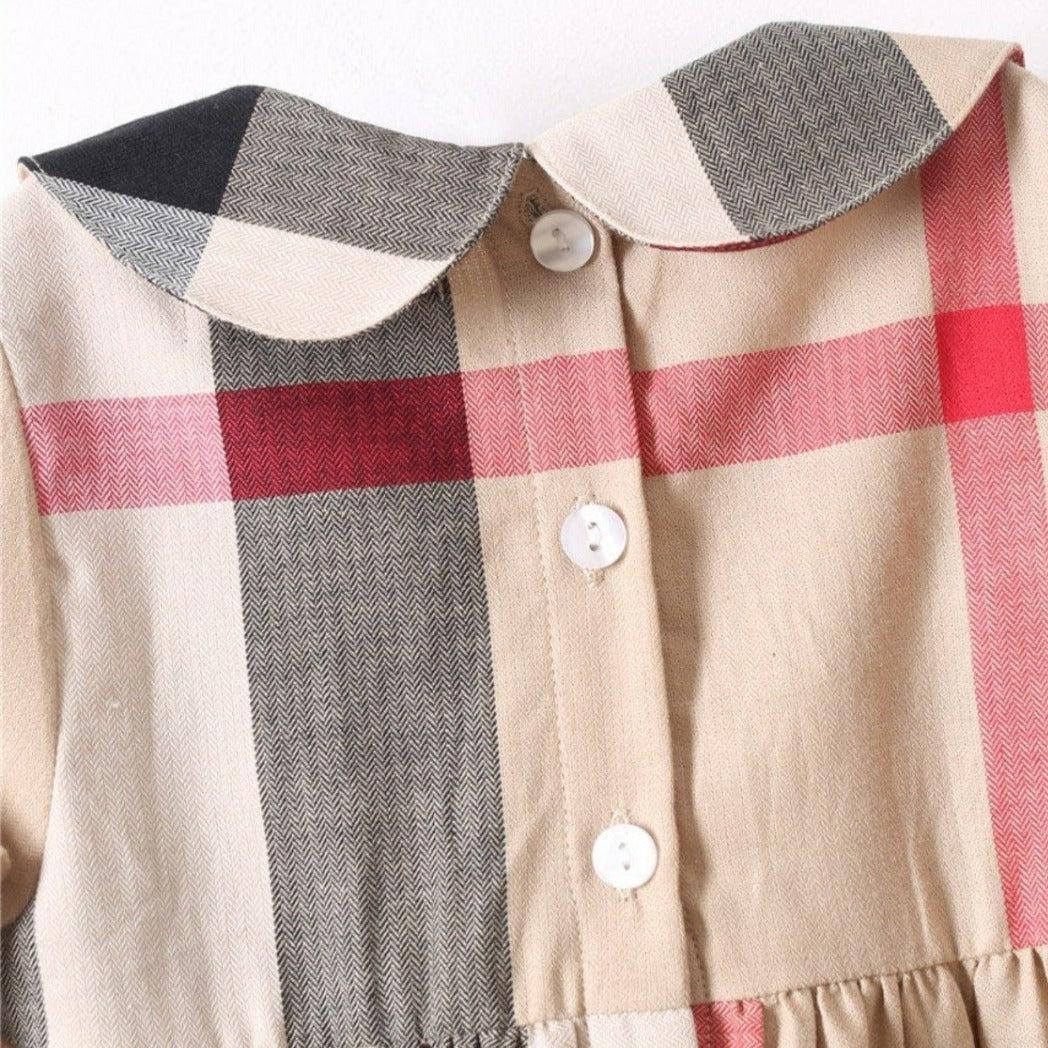 Beige Dreamer Girls' Dress