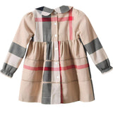 Beige Dreamer Girls' Dress