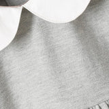 Cordelia Cotton Girls' Dress in Gray