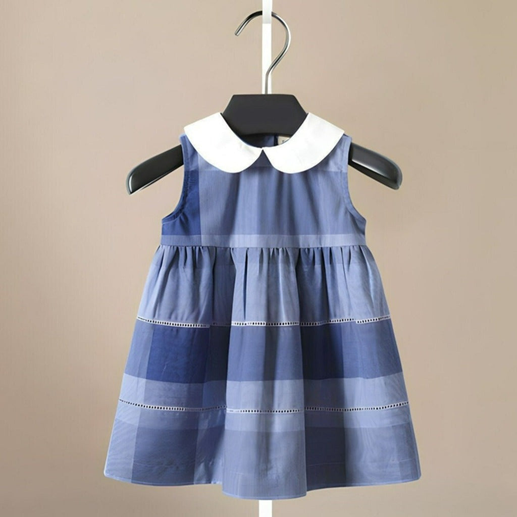 Luxury Plaid Dress for Toddler Girl, Cute Plaid Dress Up Clothes, Kids Dress for Special Occasion