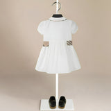 Girls Dinner Dress, Girls White Dress, Toddler Gift, Toddler cute White Dress, Baby White Dress, Christening Dress, Organic Cotton