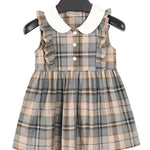 ONEAKIDS Baby & Toddler clothing Back to School Retro Plaid Dress