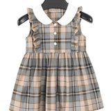 ONEAKIDS Baby & Toddler clothing Back to School Retro Plaid Dress