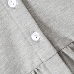 ONEAKIDS Baby & Toddler clothing Cordelia Cotton Girls' Dress in Gray