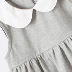 ONEAKIDS Baby & Toddler clothing Cordelia Cotton Girls' Dress in Gray