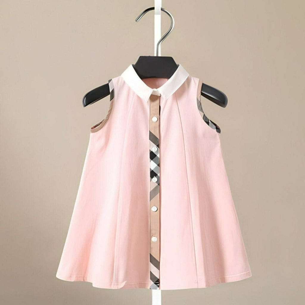 ONEAKIDS Baby & Toddler clothing PINK / 12-18M Vintage Chlo Cotton Girls' Dress